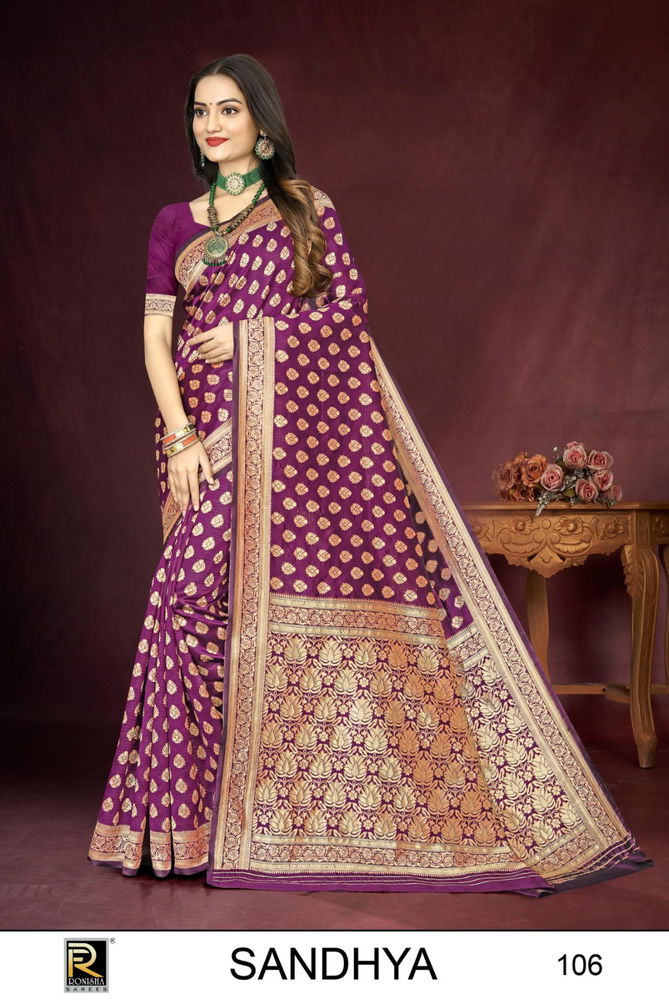 Sandhya By Ronisha Designer Banarasi Silk Sarees Wholesale Clothing Suppliers In India
